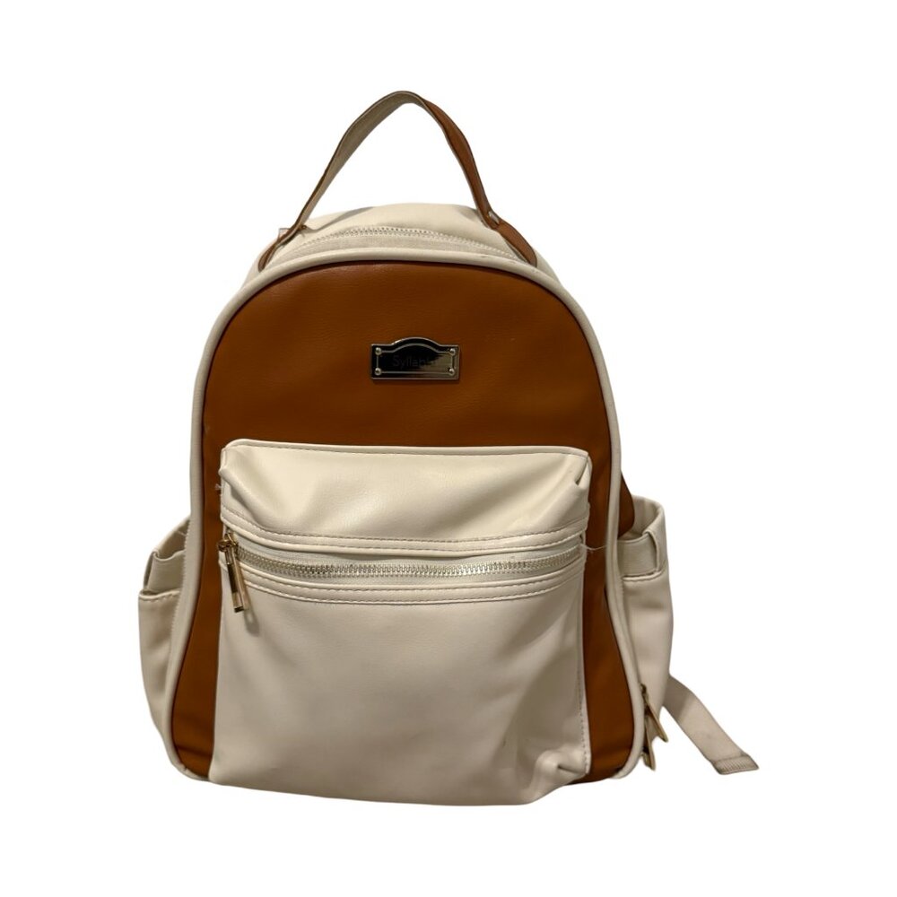 Stylish Cream and Brown Baby Bag